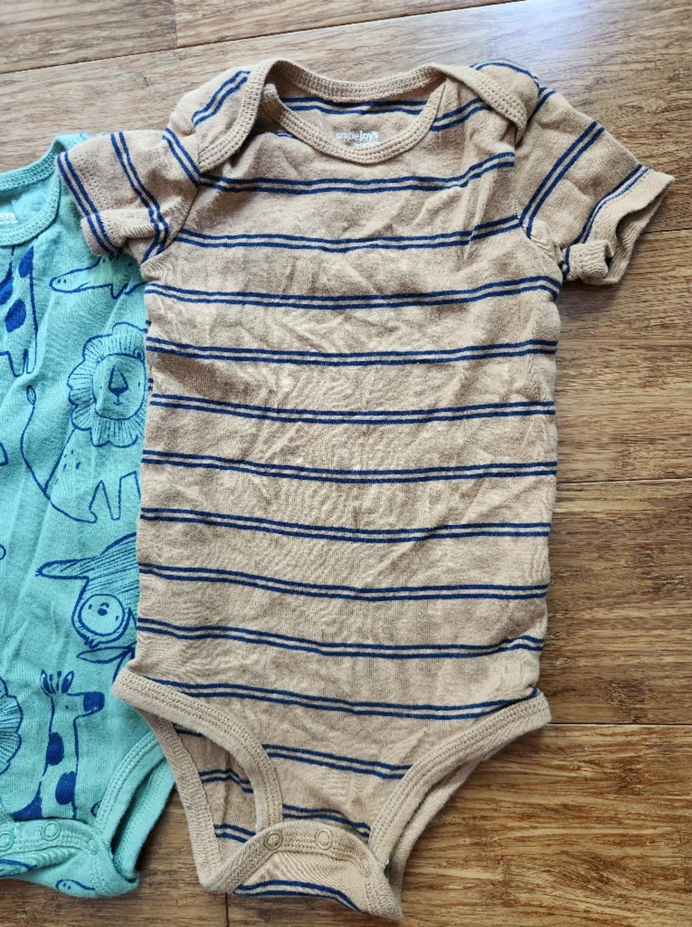 Carter's Baby One-Piece Short Sleeve Bodysuit Set, 6-9 Months